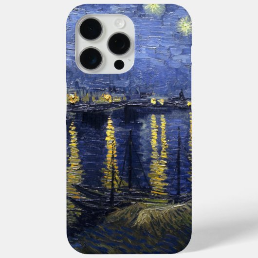 Van Gogh Sterrennacht over de Rijn Case-Mate iPhone Case (Achterkant)