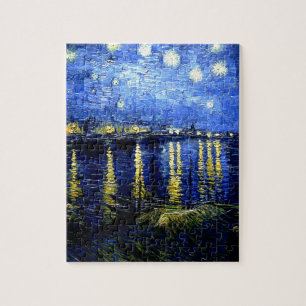 Van Gogh - Sterrennacht over de Rijn Legpuzzel
