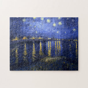 Van Gogh: Sterrennacht over de Rijn Legpuzzel