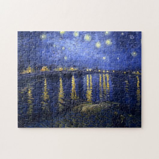 Van Gogh: Sterrennacht over de Rijn Legpuzzel (Horizontaal)