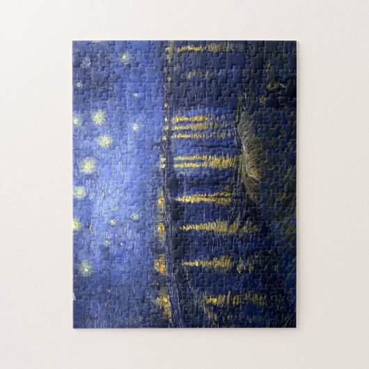 Van Gogh: Sterrennacht over de Rijn Legpuzzel (Verticaal)