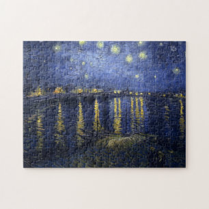 Van Gogh Sterrennacht over de Rijn Legpuzzel