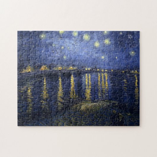 Van Gogh Sterrennacht over de Rijn Legpuzzel (Horizontaal)