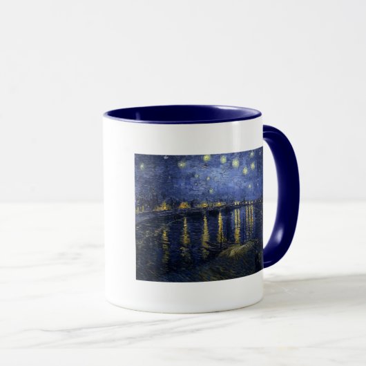 Van Gogh Sterrennacht over de Rijn Mok (Voorkant rechts)