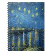 Van Gogh Sterrennacht over de Rijn Notitieboek (Voorkant)