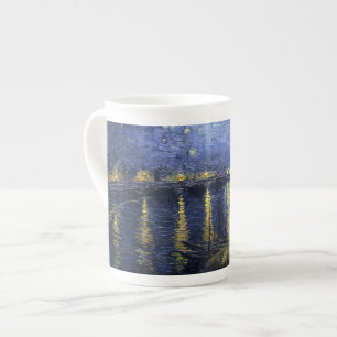 Van Gogh Sterrennacht over de Rijn Porselein Kop