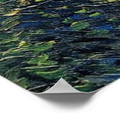Van Gogh Sterrennacht over de Rijn Poster (Hoek)