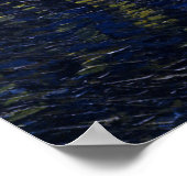 Van Gogh Sterrennacht over de Rijn Poster (Hoek)