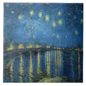 Van Gogh Sterrennacht over de Rijn Tegeltje (Voorkant)
