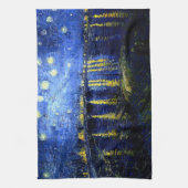 Van Gogh - Sterrennacht over de Rijn Theedoek (Verticaal)