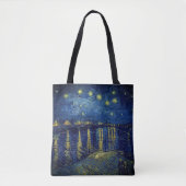 Van Gogh - Sterrennacht over de Rijn Tote Bag (Voorkant)