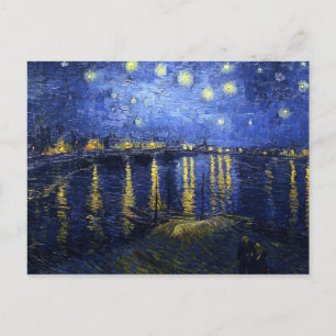 Van Gogh Sterrennacht over het Briefkaart Rhone