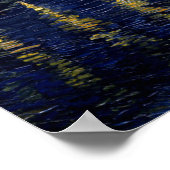 Van Gogh Sterrennacht over het Poster van Rhone (Hoek)