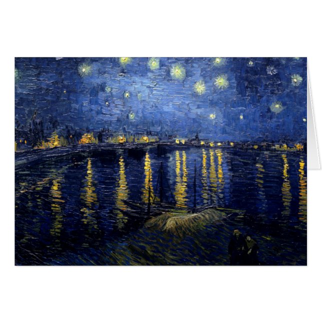 Van Gogh Sterrennacht over Rhone (Voorkant Horizontaal)