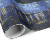 Van Gogh Sterrennacht over Rhone Cadeaupapier (Rol Hoek)
