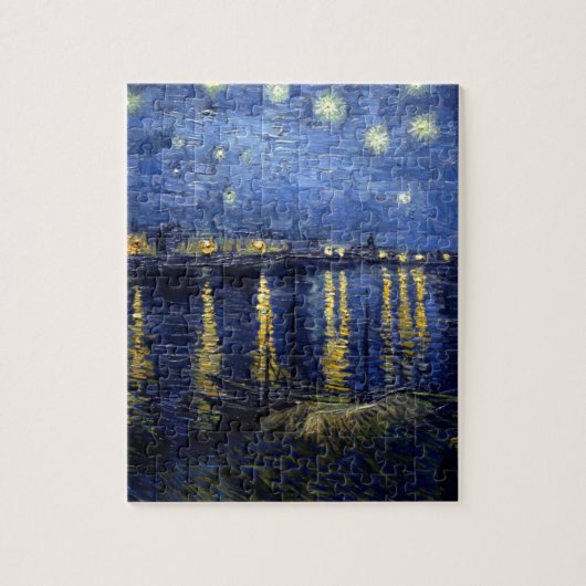 Van Gogh Sterrennacht over Rhone Legpuzzel (Verticaal)