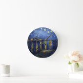 Van Gogh Sterrennacht over Rhone Ronde Klok (Huis)