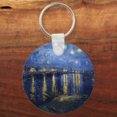 Van Gogh Sterrennacht over Rhone Sleutelhanger (Voorkant)