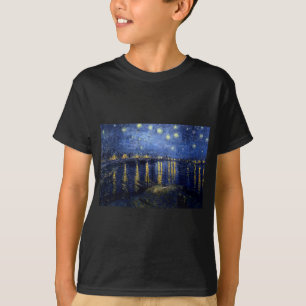 Van Gogh Sterrennacht over Rhone T-shirt