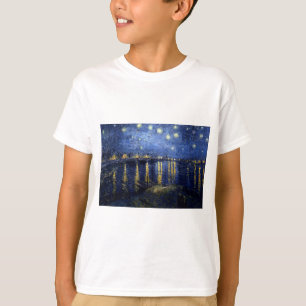 Van Gogh Sterrennacht over Rhone T-shirt