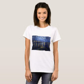 Van Gogh Sterrennacht over Rhone T-shirt (Voorkant volledig)