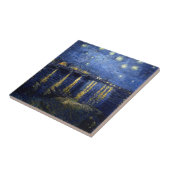 Van Gogh Sterrennacht over Rhone Tegeltje (Zijkant)