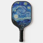 Van Gogh - Sterrennacht Pickleball Paddle (Achterkant)