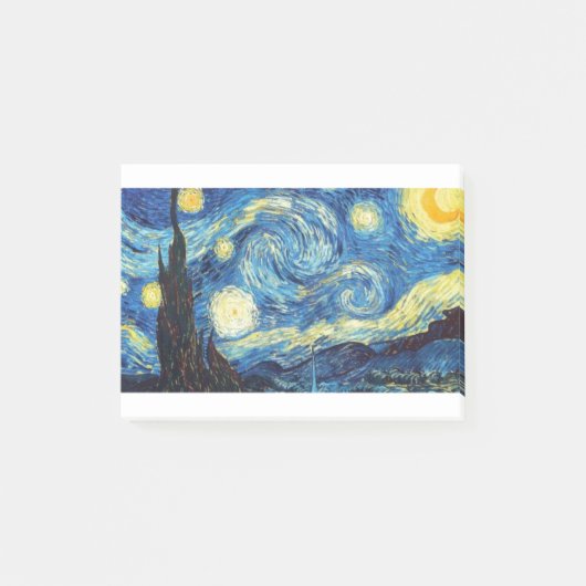 Van Gogh Sterrennacht Post-it® Notes (Voorkant)