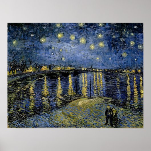 Van Gogh - Sterrennacht Poster (Voorkant)