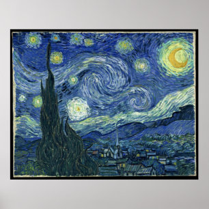 Van Gogh - Sterrennacht Poster