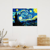 Van Gogh: Sterrennacht Poster (Keuken)