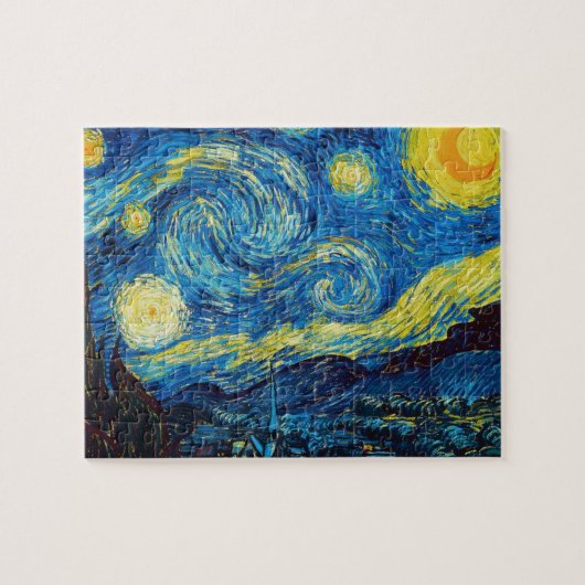 Van Gogh Sterrennacht Puzzle Legpuzzel (Horizontaal)