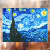 Van Gogh Sterrennacht Raamsticker (Vel 2)