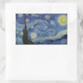 Van Gogh - Sterrennacht rechthoekige Sticker (Tas)