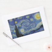 Van Gogh - Sterrennacht rechthoekige Sticker (Envelop)