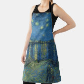 Van Gogh Sterrennacht Rhone Painting Schort (Insitu)