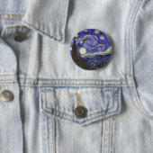 Van Gogh Sterrennacht Ronde Button 5,7 Cm (In situ)