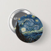 Van Gogh Sterrennacht Ronde Button 5,7 Cm (Voorkant /achterkant)