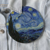 Van Gogh Sterrennacht Ronde Button 6,0 Cm (In situ)