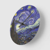 Van Gogh Sterrennacht Ronde Klok (Hoek)