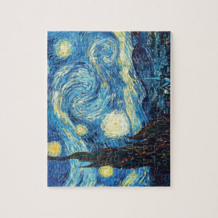 Van Gogh Sterrennacht schilderen Legpuzzel