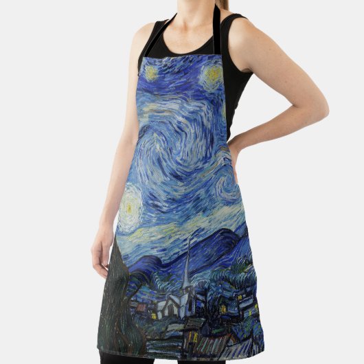 Van Gogh Sterrennacht schilderen Schort (Insitu)