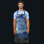 Van Gogh Sterrennacht schilderen Schort<br><div class="desc">Vincent Van Gogh (30 maart 1853 - 29 juli 1890) was een invloedrijke Nederlandse post-impressionistische schilder.  Dit schilderij is Sterrennacht.</div>