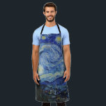 Van Gogh Sterrennacht schilderen Schort<br><div class="desc">Vincent Van Gogh (30 maart 1853 - 29 juli 1890) was een invloedrijke Nederlandse post-impressionistische schilder.  Dit schilderij is Sterrennacht.</div>