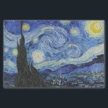Van Gogh Sterrennacht schilderen Tissuepapier<br><div class="desc">Vincent Van Gogh (30 maart 1853 - 29 juli 1890) was een invloedrijke Nederlandse post-impressionistische schilder. Dit schilderij is Sterrennacht.</div>