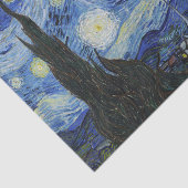Van Gogh Sterrennacht schilderen Tissuepapier (Detail)