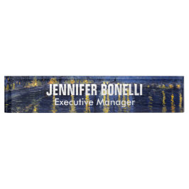 Van Gogh Sterrennacht Schilderij Voeg Jouw naam to Naambordje