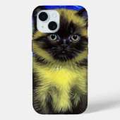 Van Gogh Sterrennacht Siamese Kat Case-Mate iPhone Case (Achterkant)