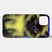 Van Gogh Sterrennacht Siamese kat Case-Mate iPhone Case (Achterkant (horizontaal))