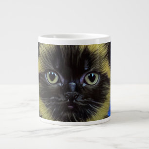 Van Gogh Sterrennacht Siamese kat Grote Koffiekop